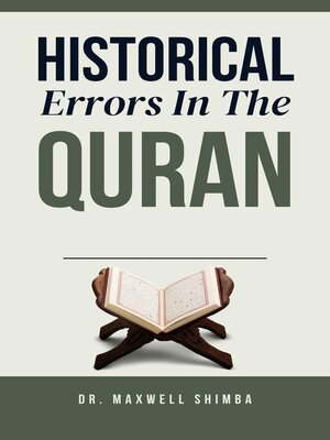 cover image of Historical Errors in the Quran